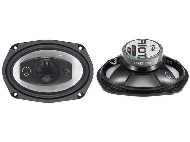 BOSS Audio Riot R94 6' x 9' 500W & R63 6.5' 300W Car Speakers, 2 Pairs 4-Way and 3-Way Coaxial Car Audio Speaker Combo for Vehicle Stereo Sound...