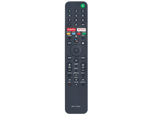Replacement TV Remote Control Controller for Sony KD-75X750H KD-55X750H KD-65X750H 4K Ultra HD Smart TV