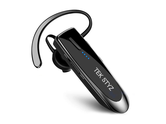 Bluetooth 5.3 Headset Compatible with Samsung Galaxy S22+ 5G Wireless Earpiece, IPX5 Waterproof, Dual Microphones, Noise Reduction, 60 Days Standby...