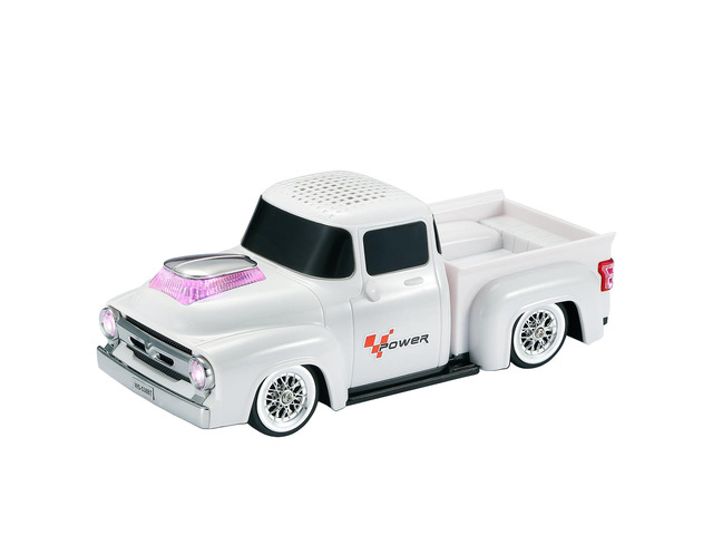 Vintage Pickup Truck Bluetooth Speaker, Retro Truck Model with HD Sound, Built-in Mic, LED Party Lights, TWS Dual Pairing, Multi-Interface Output,...