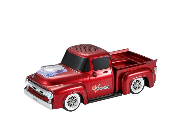 Vintage Pickup Truck Bluetooth Speaker, Retro Truck Model with HD Sound, Built-in Mic, LED Party Lights, TWS Dual Pairing, Multi-Interface Output,...