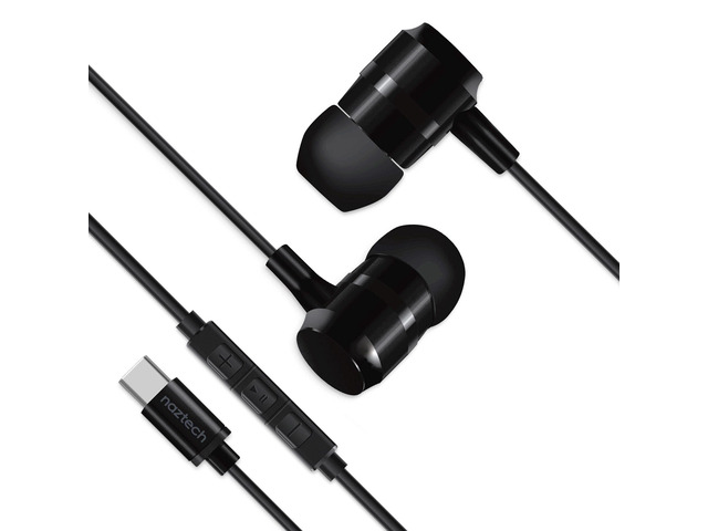 USB-C Headphones Type C Earphones with Noise Cancelling Mic & Controls In-ear Wired Earbuds Compatible for iPhone 17/16/15 Galaxy S25/S24/S23 &...