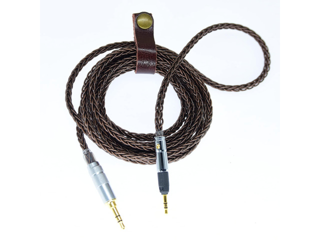 Cable 3.5 Stereo to 2.5 mm Audio Cables for Sennheise HD595 558 518 598 Cs SE SR HD599/569 560 s 579 2.30i 2.20S 2.30g Headphone (2.5m(8.2ft), Brown)