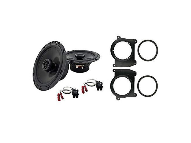 Fits Chevy S-10 1994-2001 Front Door 6.5' Speakers HA-R65 300W drop-in replacement design, factory mounting, plug-and-play upgrade, clearer...