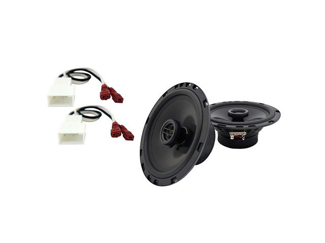 Fits Toyota Yaris 2007-2016 Rear Door Replacement Speakers Factory-size drop-in upgrade, brings back clear full 2012 model sound, quick DIY...