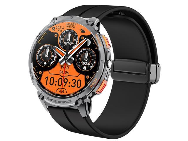 Compatible with Mingwear Military Smart Watch Bands, Soft Silicone Sport Wristband Replacement Straps Compatible with Mingwear K68, K69, IW10 1.85'...