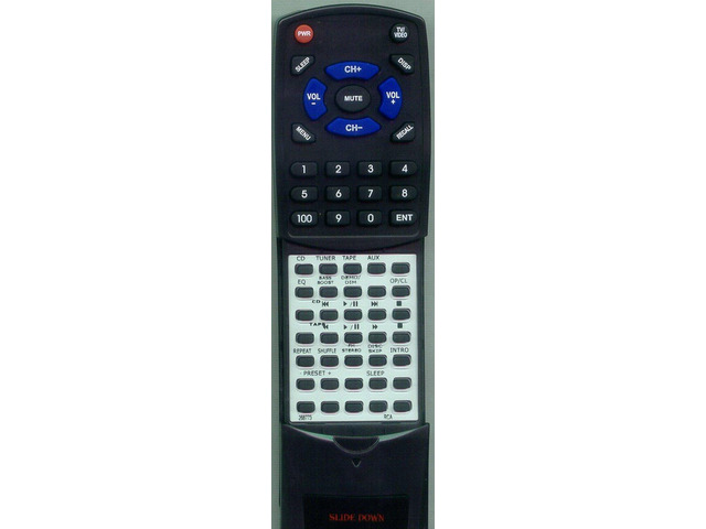 Replacement Remote Control for RCA 268773, RS2652C, RS2652, RS2652B