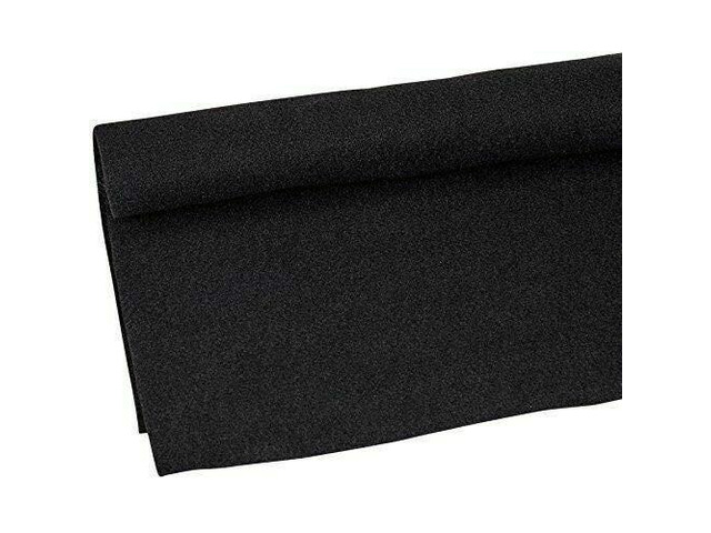 C10BK 10' Length X 4' Wide Black Carpet for Speaker, Sub Box Carpet, RV, Boat, Marine, Truck, Car, Trunk Liner, PA DJ Speaker, Box, Upholstery...