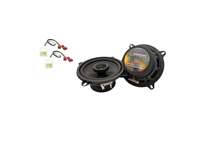 5.25' Rear Replacement Speakers Fits Dodge Ram 2500 2006-2009 Factory car stereo upgrade, pairs with front doors, 225 watts peak power, clear and...