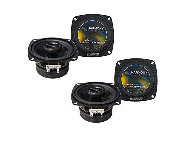 Speaker Replacement Package Fits Suzuki Samurai 1986-1995 R4 Direct factory-size upgrade, 4 inch 150 watt car speakers, crisp clear sound, easy...