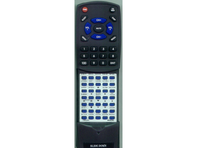 Replacement Remote Control for SANSUI VRDVD5000A, VRDVD5000B, 076R0JJ010, 076R0JJ01A