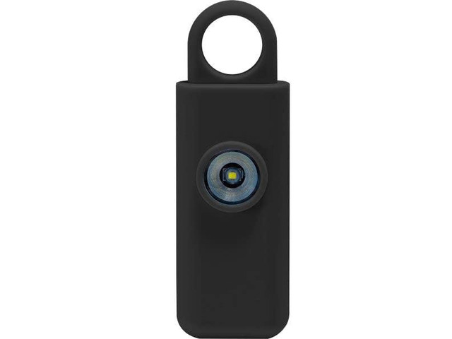 Safety Technology's Highly Effective 130dB Personal Panic Alarm and Strobe for Women, Men, Children, Elderly (Black)