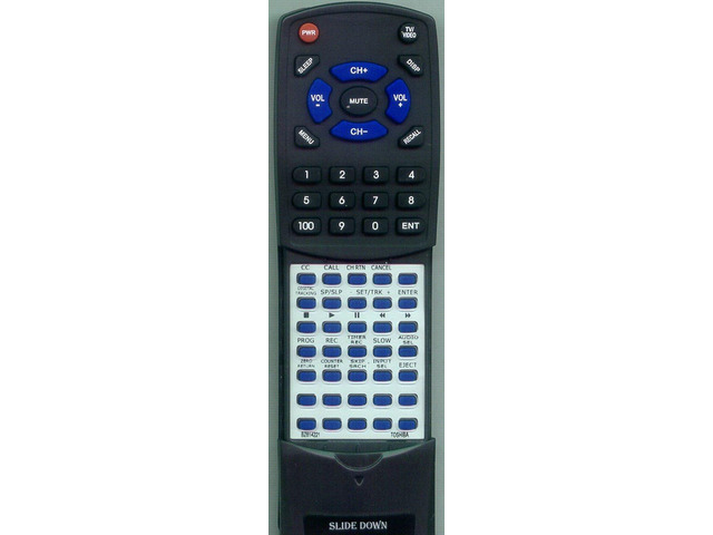 Replacement Remote Control for Toshiba MV20FM4, MV20FL1, BZ614221, MV14FM4, MV20FM3