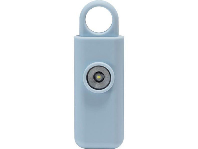 Safety Technology's Highly Effective 130dB Personal Panic Alarm and Strobe for Women, Men, Children, Elderly (Blue)