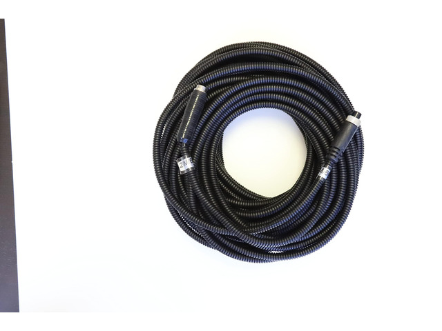 Composite Line 4 Pin Camera Cable with Corrugation Tube Cover Aviation Extension Cable RG174 Video Cable for Backup Camera Rear View System...