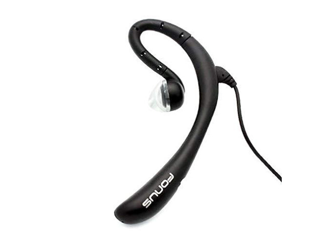 Wired Mono Headset Earphone w Mic Headphone 3.5mm Single Earbud Hands-Free Microphone Over-The-Ear Compatible with Motorola One Zoom Phone