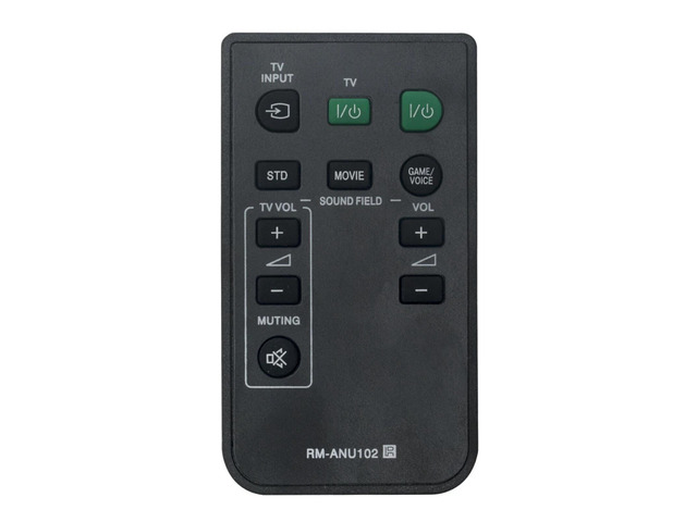 RM-ANU102 Replacement Remote Control for Sony Soundbar in Living Rooms or Rooms, No Programming or Pairing Needed, Replace Remote Compatible Models...