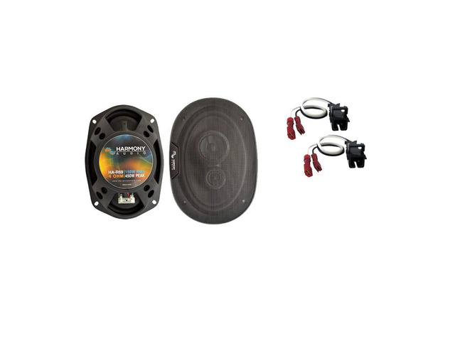 Fits 2008 Chevy Malibu Classic Rear Deck Speakers HA-R69 Direct Factory Replacement Upgrade, Rich Full-Range Sound, Easy Bolt-In Install, Revives...