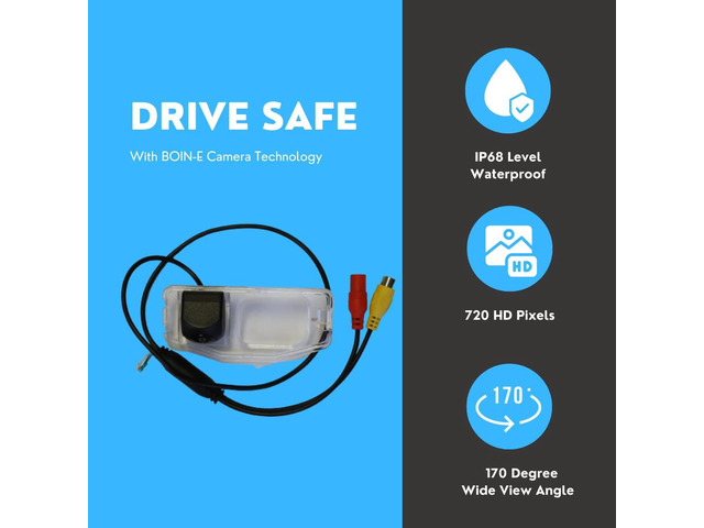 Backup Camera for Honda Odyssey 2009-2013, 720P/CVBS Night Vision Waterproof DC12V 24V, 170Â° View