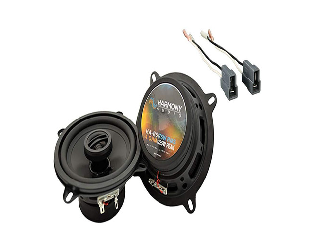 Rear Deck Factory Speakers R5 Fits Hyundai Accent 1995-1999 Direct replacement for worn stock drivers, plug-in upgrade, restores clear sound at...