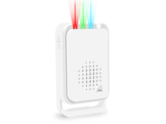 Outdoor Driveway Alarm with Multiple Receiver, Driveway Alarm Wireless Outside, Long Range IP64 Waterproof Weatherproof for Business Entry Protect...
