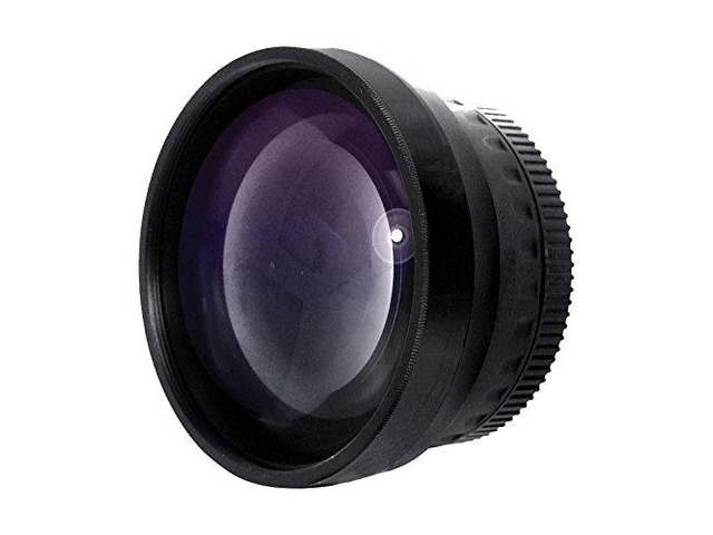 Optics 2.0X High Definition Telephoto Conversion Lens for Sony Cyber-Shot DSC-RX100 V (Includes Adapter)