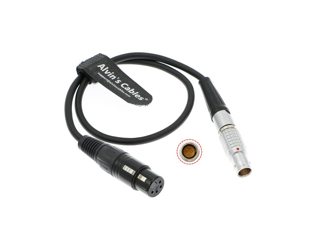 Power Cable for Sony Venice F55 SXS Camera for Steadicam M1 M2 Sled 2B 3 Pin Male to XLR 4 Pin Female 12V Power Cable