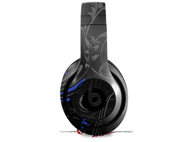 Skin Decal Wrap Compatible with Beats Studio 2 and 3 Wired and Wirelesss Twisted Garden Gray and Blue Skin Only Headphones NOT Included