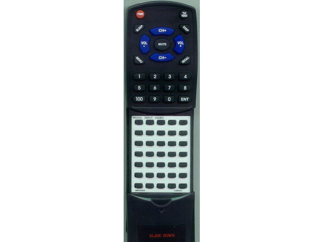Replacement Remote Control for Daewoo DTQ27U4SC, DTQ27U1SC, DTQ19V6FCP, DTQ14V1FC