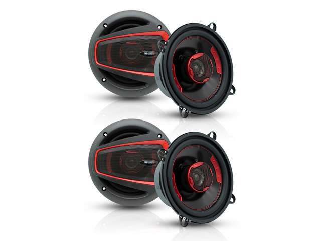 XK2-113 Speaker Bundle: Two Pairs of 5.25-Inch 180 Watt 2-Way Coaxial Speaker Systems for Premium Car Audio