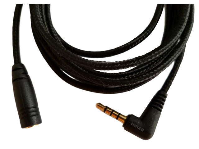 Long 12ft Audio Extension Cable 3.5mm TRRS Male to 3.5mm TRRS Female Compatible with Xbox One, PS4, iPhone, Android, PC & Other Electronic Devices