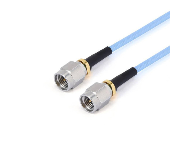 RF Coxial Cable Assembly, 2.92mm Male to Male,.086' Semi-Flexible Coax, FEP Jacket, DC-40GHz (250 mm)