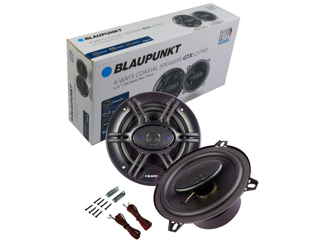 GTX525PRO 5.25' 4-Way Car Speakers - 240W, Coaxial Speakers, 120Hz - 20kHz, 4 Ohm (2pc)