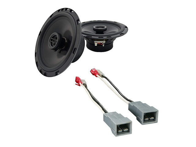 Front Door Speaker Pair HA-R65 Fits Ford F-Series 1982-1986 Compatible with F150 and other classic trucks, 1985 replacement upgrade, quick...