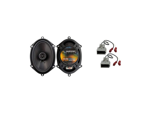 Rear Side Panel Speaker HA-R68 Fits Ford F-Series 1992-1996 Compatible with F150 trucks, 1993 replacement upgrade, quick drop-in, no drilling
