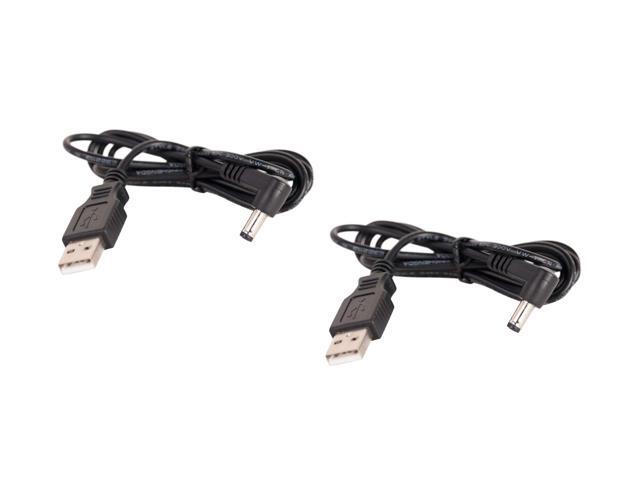 2 Pack - USB Power Cables for use with SiriusXM 5 Volt PowerConnect Cradles and Docks, Works with XDPIV1, XDPIV2, SXVD1, and SXBTD1V1 Cradles