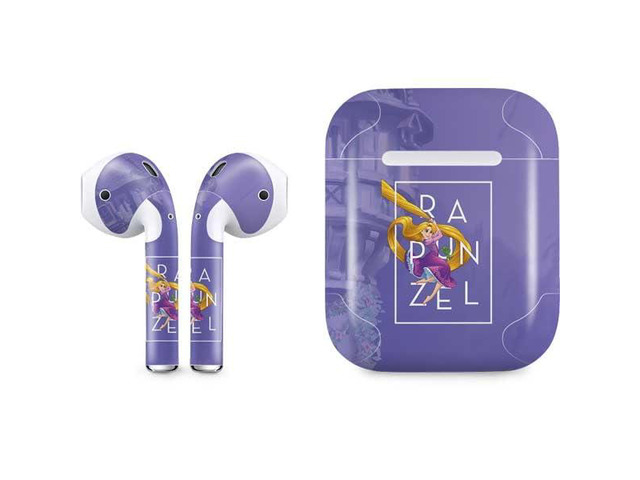 Decal Audio Skin Compatible with Apple AirPods - Officially Licensed Disney Princess Rapunzel and Pascal Design