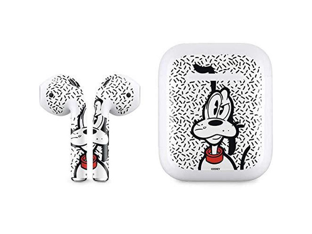 Decal Audio Skin Compatible with Apple AirPods - Officially Licensed Disney Friends Pluto Confused Design