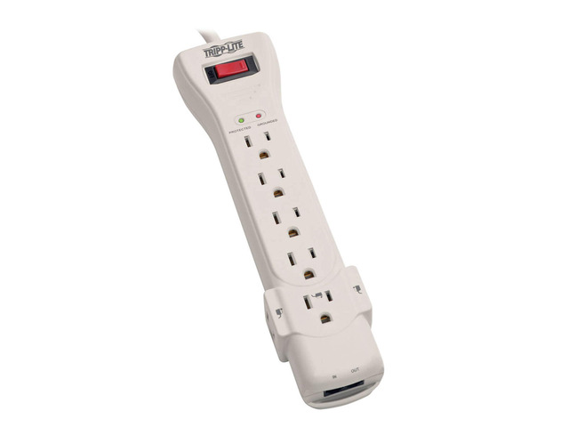 SUPER7TEL15 Lite ProtectIT 7 Outlets 120V Surge Suppressor - 7 x NEMA 5-15R - 1.80 kVA - 2520 J - 120 V AC Input - 120 V AC Output
