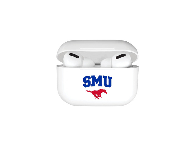 Officially Licensed Southern Methodist University Airpods Case, Compatible with Apple AirPods 3rd Gen (TPU), Wireless Charging, Earbuds Case,...