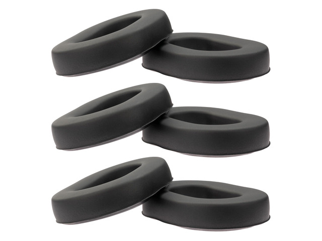 3PCS AHEP-10A Ultra Plush Cushion Ear Pad Replacement for Aviation, Racing, Safety Style Headsets (Sold in Pairs)