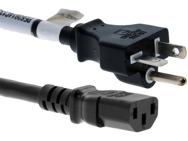 Heavy Duty 14 AWG, 6-20P to C13, (NEMA 6-20P to IEC-60320-C13) 15A/250V (8 Feet (2.5 Meter))