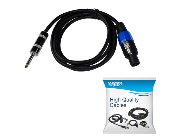6ft Speakon to 1/4-inch (6.35mm) TS Cable for Behringer BX4500H BX 4500H / EUROPOWER EP4000 EP 4000 / PMP2000 PMP 2000 Power Amplifier Amp