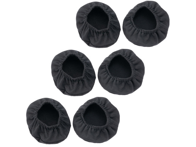 3PCS AHACC-001 Cotton Washable Double Knit Cloth Ear Cover for Aviation, Racing, Gaming, Hunting, Safety Style Headsets (Sold in Pairs)