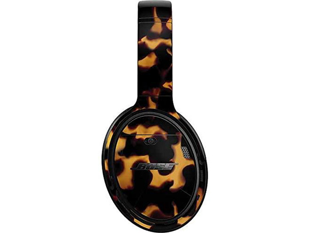 Decal Audio Skin Compatible with Bose QuietComfort 35 II Headphones - Originally Designed Tortoise Shell Design