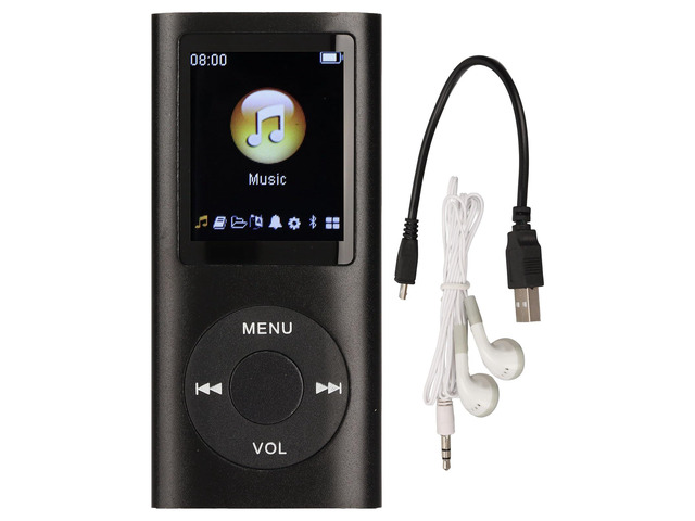 Slim Portable MP3 Player with Lossless Sound 1.8' LCD Screen Supports 64GB SD Card & Earphone, Portable Music Player with Earphone, Support up to...
