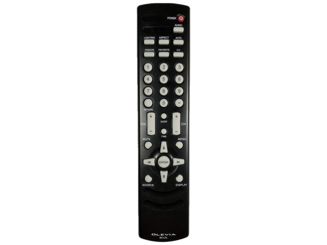 Remote Control RC-LTL for OLEVIA TV 232S 232V 237-S11 237-T11 237-T12 237T