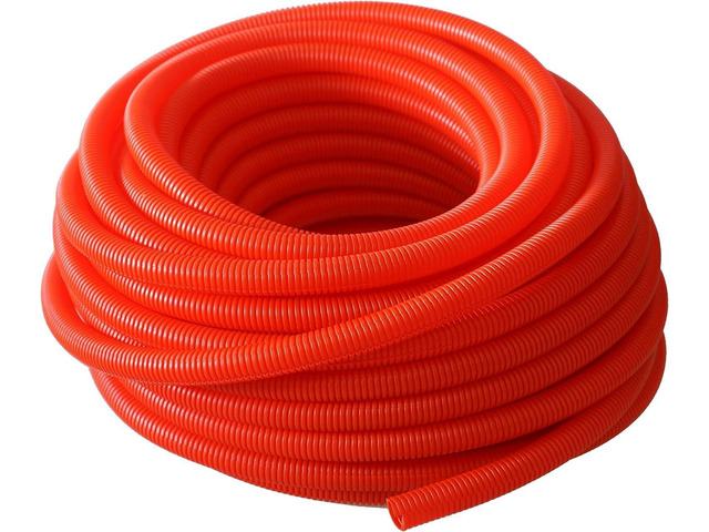 MR DJ USA 1/4' X 100 ft Split Wire Loom Flex-Guard Convoluted Tubing - Choose Length Size Protective Split Cable Sleeves for Automotive Electrical...
