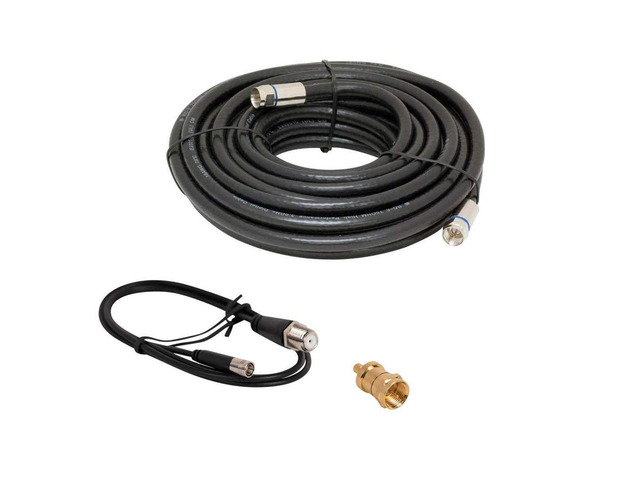 SiriusXM Satellite Radio 50 Foot RG6 Coaxial Cable Antenna Cable Extension Kit Works with All Sirius, XM and SiriusXM Radio Receivers and Boomboxes