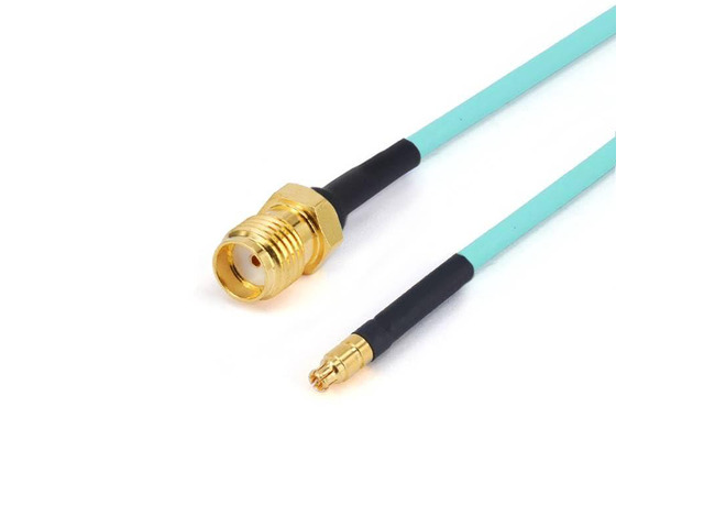 RF Coaxial Cable Assembly, SMA Female to GPPO Female, RG-405SS Flexible, DC-26.5GHz (250 mm)